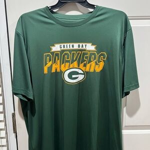 NFL Green Bay Packers Green and Yellow Short Sleeve Tee